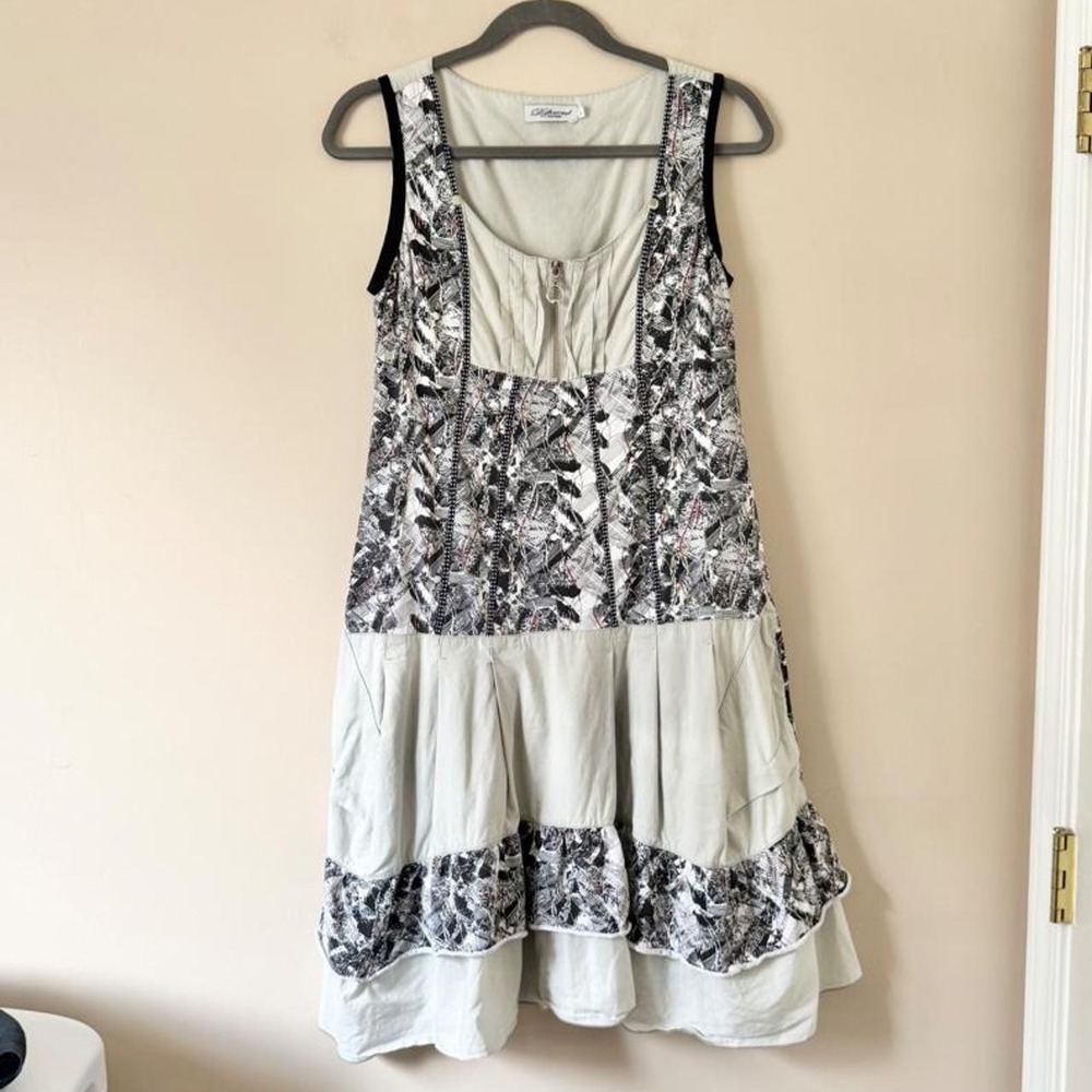 Dhzavael Couture Tank Mini Dress Euro Babydoll Tiered Subversive Y2K alt